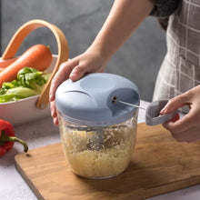 500/900ML Manual Meat Mincer Garlic Chopper Hand Pull Press Crusher Vegetable Grinder Chili Onion Cutter Kitchen Cooking Tools