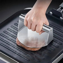 Stainless Steel Smash Burger Press Hamburger Patties Meat Masher Circular Meat Press Mold for Deli Meats Kitchen Accessories