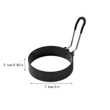 Stainless Steel Egg Ring, 2/4/5counts/set Round Egg Ring for Frying with Silicone Handle, Egg Ring for Griddle Breakfast Cooking