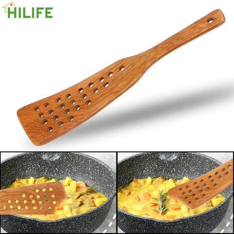 Wooden Curved Spatula